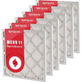 11 MERV Made SpiroPure Filters Pleated USA Air (6 Pack) Filter - in 17.38x23.38x1
