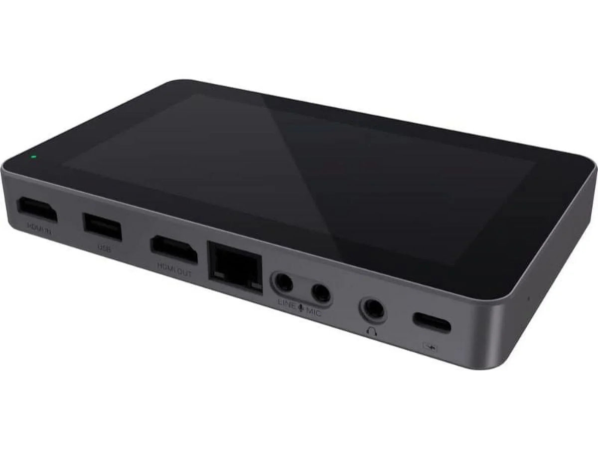Ultra-Portable All-in-One Streaming Memory HDMI YOLOLIV Smart YOLOBOXMINI Bundle Mini YoloBox Pearstone with 128GB Extreme Live PRO Card and 6' Cable Encoder/Monitor