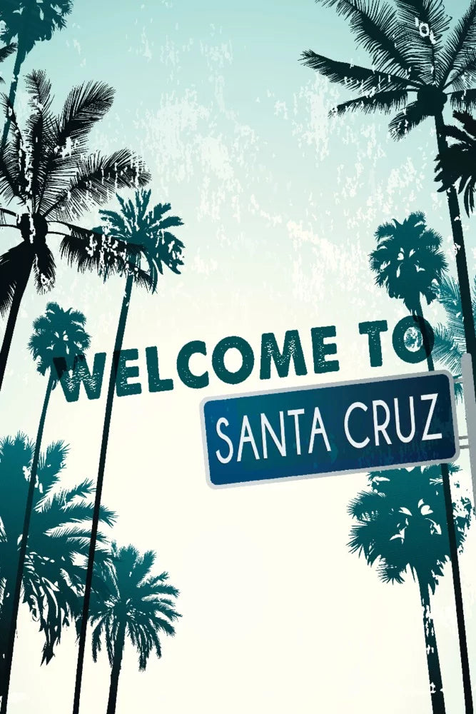 and Palms Adults Street Cruz, USA) Premium and for inches, (19x27 Made in Santa Jigsaw Family, California, Puzzle Piece 500 Sign