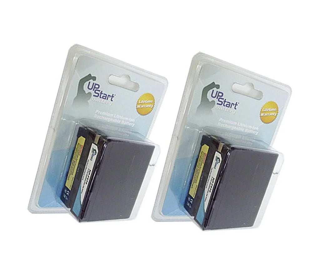 NP-F970 GV-A100 UpStart - Capacity Digital Lithium-Ion) Battery Capacity Replacement Camera High Battery for (6600mAh, High Pack 2x Battery 7.4V, -