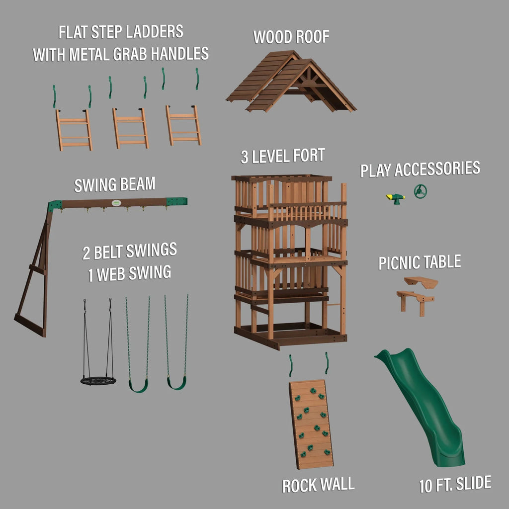 Highlander Discovery Swing Backyard Set