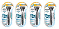 of Razor Titanium 1 Blades, Quattro (Pack & Cartridges, Schick 4) 2 Razor, Cartridges Coated