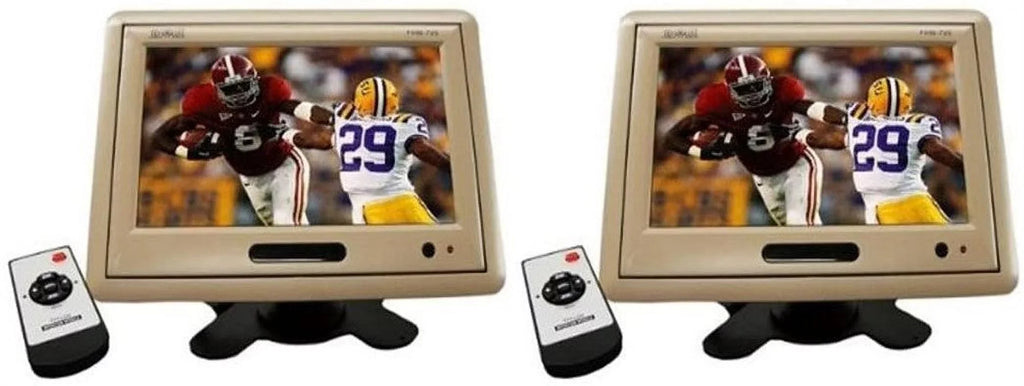 PHM-709C TFT-LCD Input Inch 2 VCR Headrest DVD 2 Cream/Beige7 Car Monitor Monitor Absolute Rearview Video Car