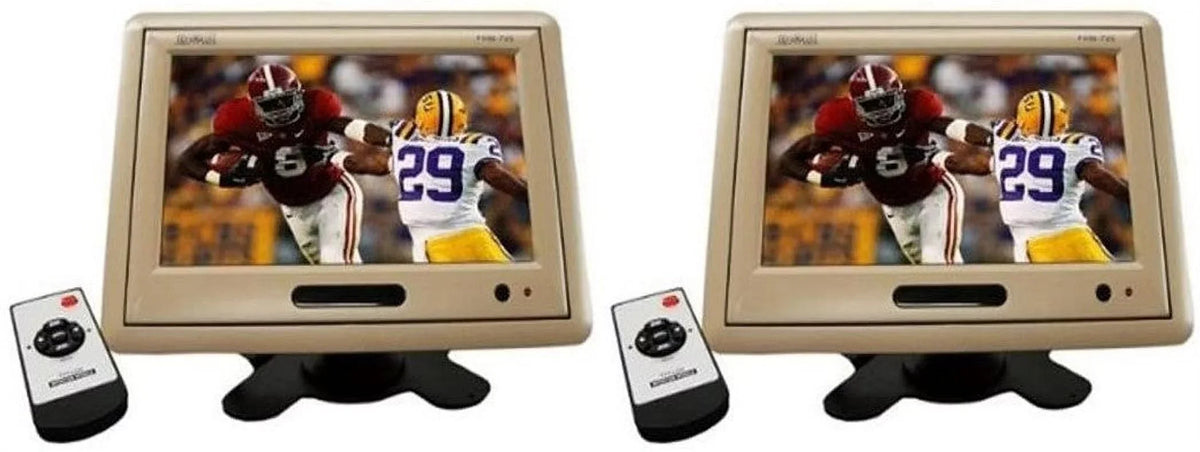 PHM-709C TFT-LCD Input Inch 2 VCR Headrest DVD 2 Cream/Beige7 Car Monitor Monitor Absolute Rearview Video Car
