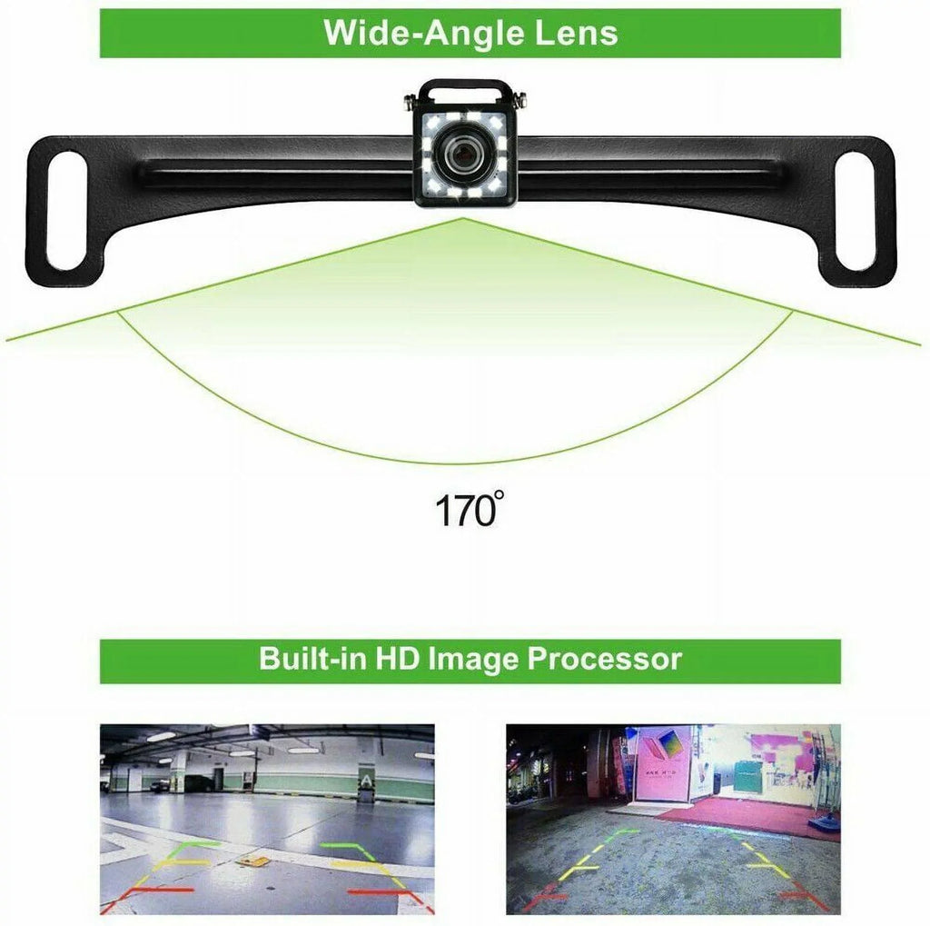 Rear Car Night 7" Vision System Backup Camera Parking View HD Monitor Wireless