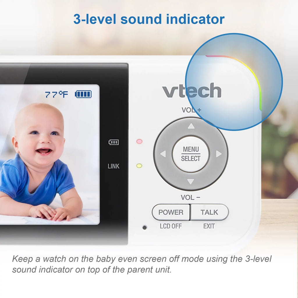 Camera with and High VTech Unit Fixed Resolution Parent 2.8" 2 Cameras VM3254-2
