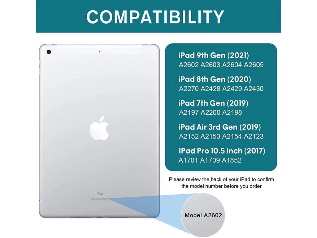 Gen 2021/ Gen for case Rotatable Air / 10.5, iPad 2019 Gen Pro 2020/ Holder Keyboard iPad Touchpad and 10.2 inch 9th Backlit Pencil 3 Keyboard 8th 7th with