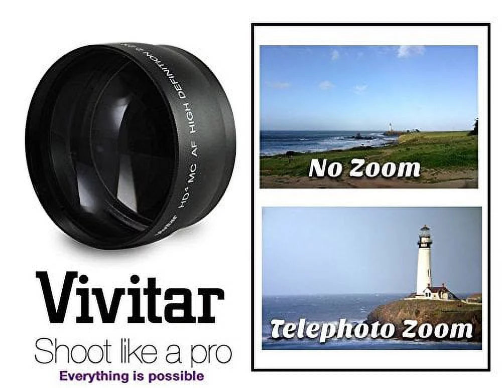 Panasonic For Lumix & DMC-G7 (46mm Lens Telephoto Angle DMC-G7K Compatible) Hi-Def Wide Set