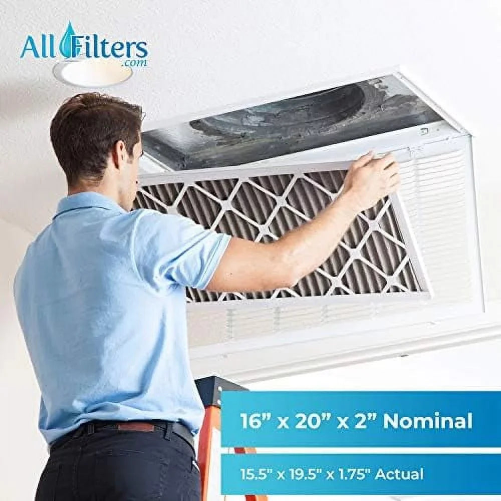 made 13 pack) (6 16x20x2 air merv pleated filters - in