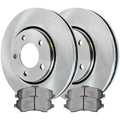 2008-2016 Brake and AutoShack Journey Country Pads 2009-2011 Driver Ceramic FWD Town Rotors and & Front Kit AWD Side C/V Replacement Caravan Chrysler VW Ram Grand Passenger for Dodge 2008-2016 Routan