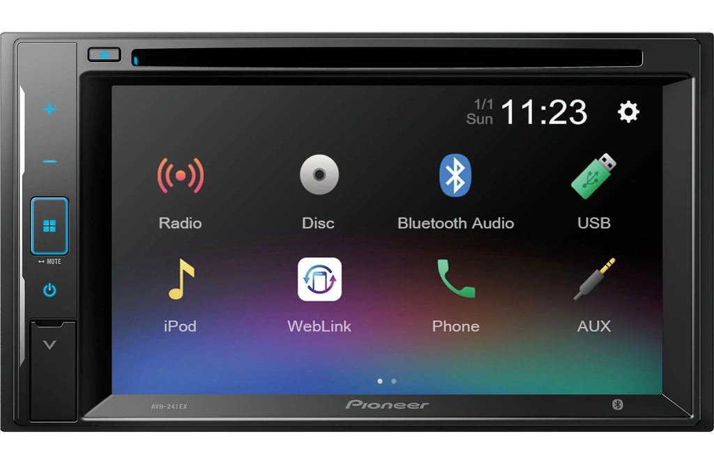 License Backup Receiver AVH-241EX with Pioneer DVD Plate Camera
