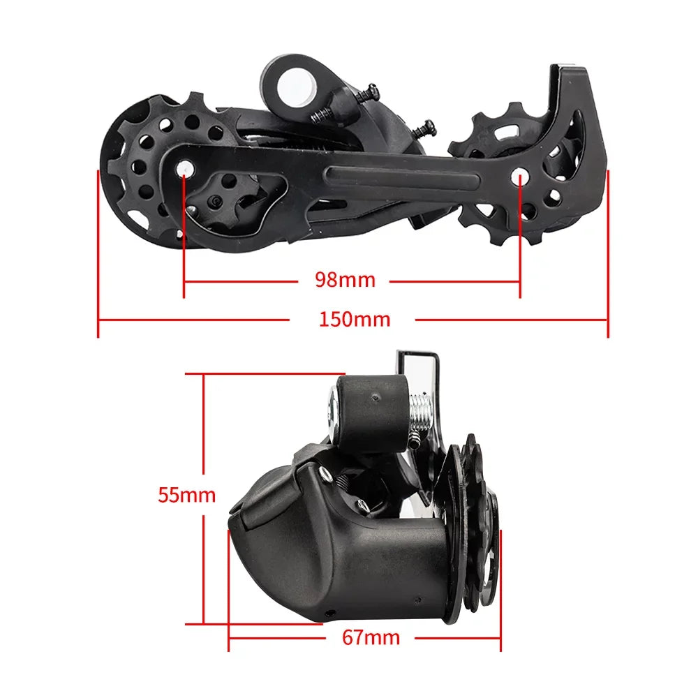 10 Flywheel 1x10 11-50T Tomfoto Bike MTB for Speed Chain MTB Bike Cassette Crankset Groupset Derailleurs Mountain Shifter Speed