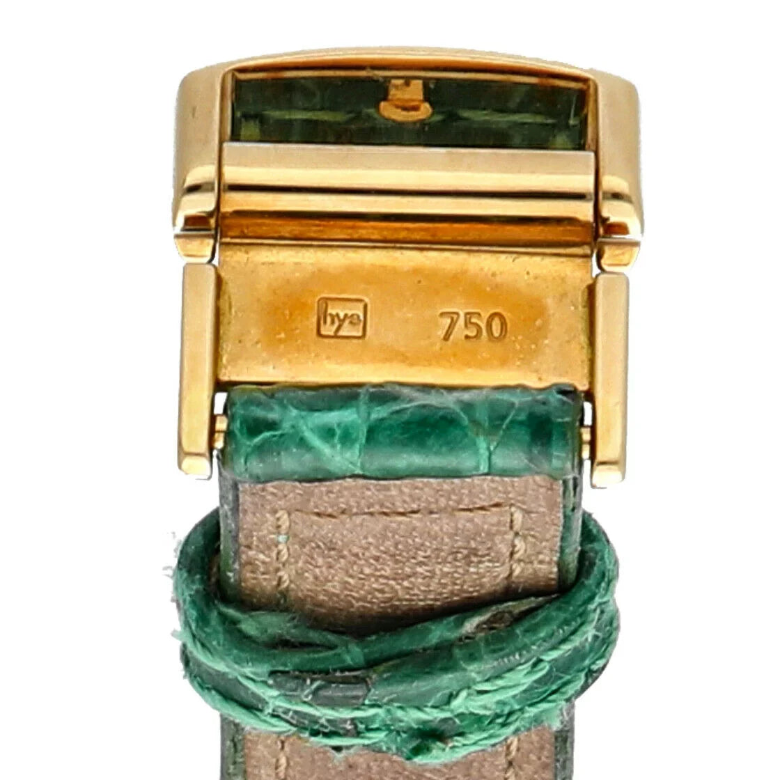 White Watch Leather Case Dial Tiffany&amp;Co Gold Yellow Ladies Tesoro L0130 18k