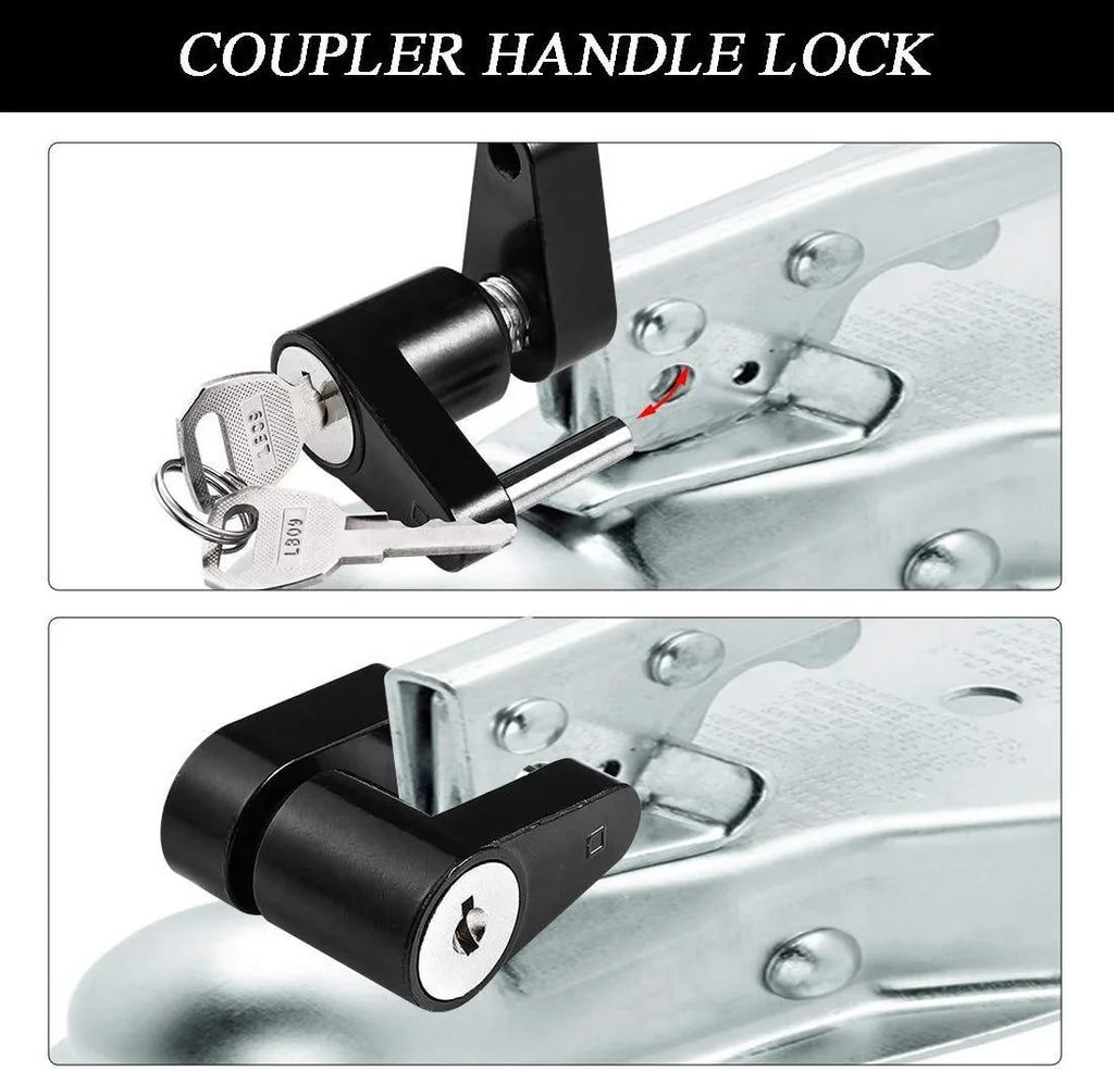 Coupler Fit Trailer Inch Alike) and Include Lock III to 5/8 Class Towing Lock,Tongue Trailer Pin Hitch I II Lock Hitch Lock IV and Storage(Keys Inch, for 1/2 V Set, Secure OPENROAD Receiver Trailer