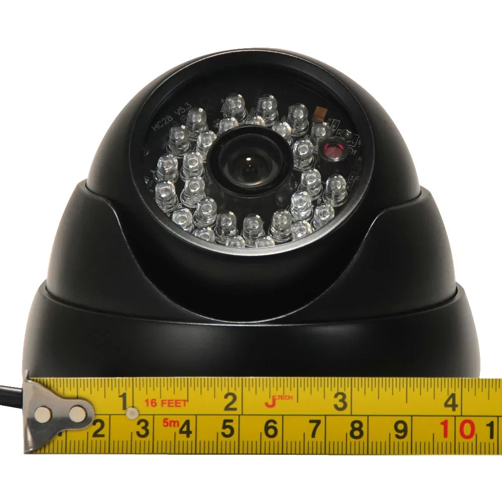 CCD VideoSecu bwi 2 Power Security Day Supply Night 3.6mm 2 600TVL Angle inch 1/3 Wide Pack IR Built-in with Effio Camera Lens