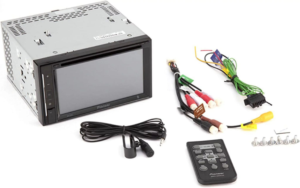 License Backup Receiver AVH-241EX with Pioneer DVD Plate Camera