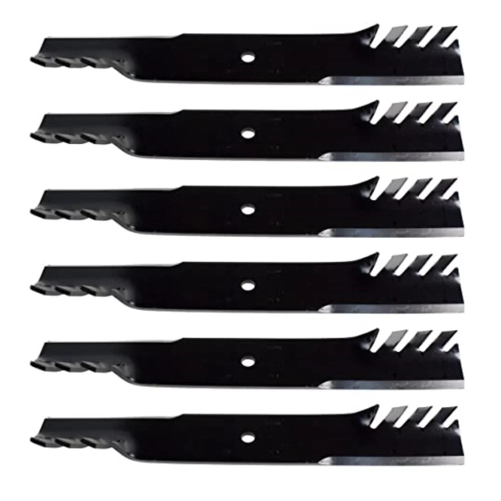 of Lift Toro/Fits 6 60" Fits Decks 20 Mulching 5/8" 1/2" Mower x Set High Exmark Blades