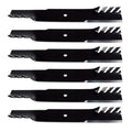 of Lift Toro/Fits 6 60" Fits Decks 20 Mulching 5/8" 1/2" Mower x Set High Exmark Blades