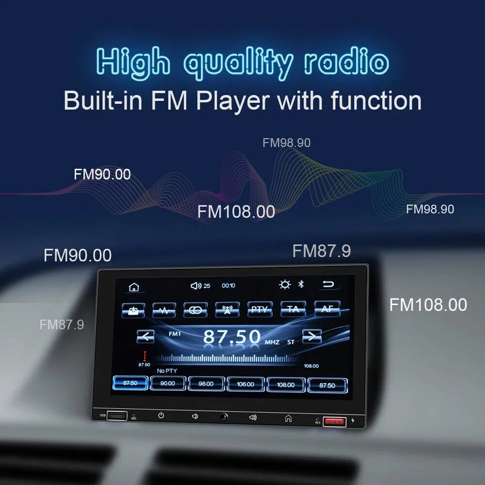 Carplay MP5 Link Screen, KingFurt Radio, with Play Camera Android Mirror 7" HD Stereo FM Car & Auto
