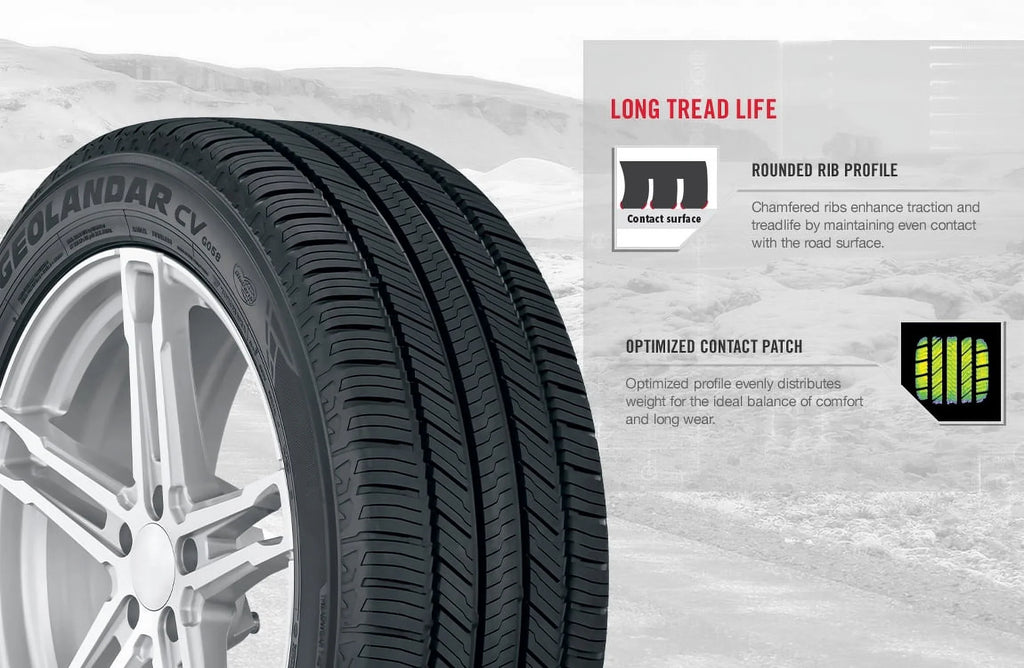 G058 All 225/60R17 Season Tire BW CV 99H Geolandar Yokohama