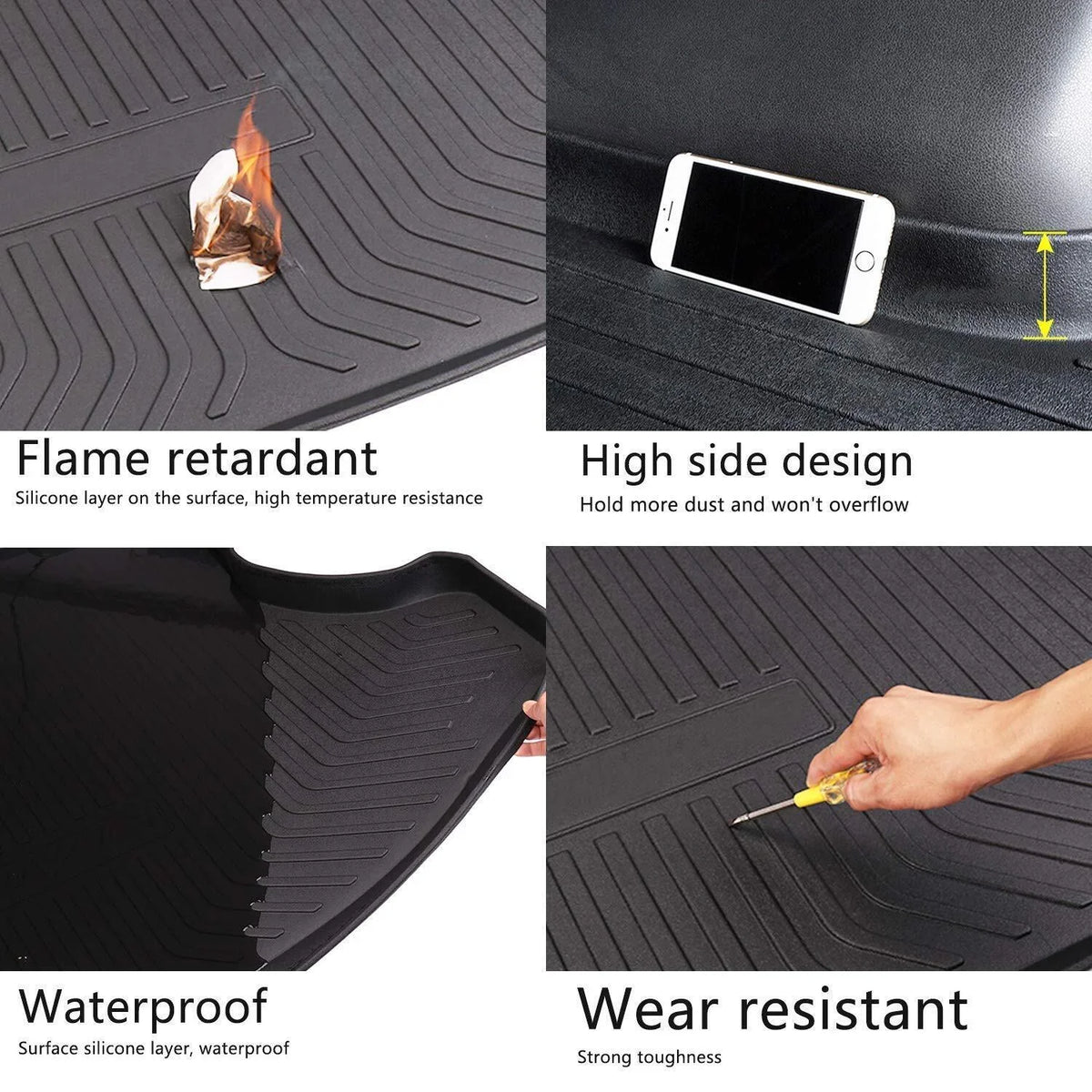 Cargo for Toyota Liner Mats 2020-2023 Highlander Custom Mat Waterproof Trunk