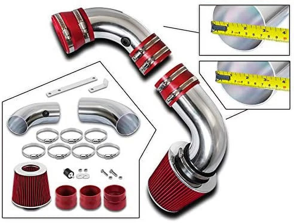 GMC 4.3L Blazer / / Racing 97-00 96-05 + 96-05 96-01 / Cold RED Hombre Sonoma/Jimmy S10 For Chevy Filter Kit Intake Combo 4.3L Isuzu Compatible 4.3L / Air Bravada Oldsmobile Rtunes
