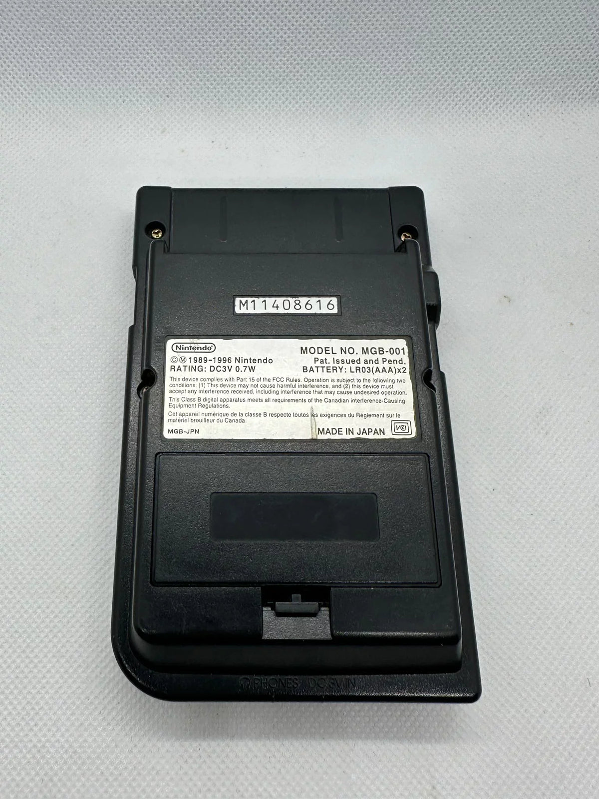 Collectable Black, Nintendo Boy OEM Game Pocket Authentic Works GameBoy Great, Tested Rare %100 Console