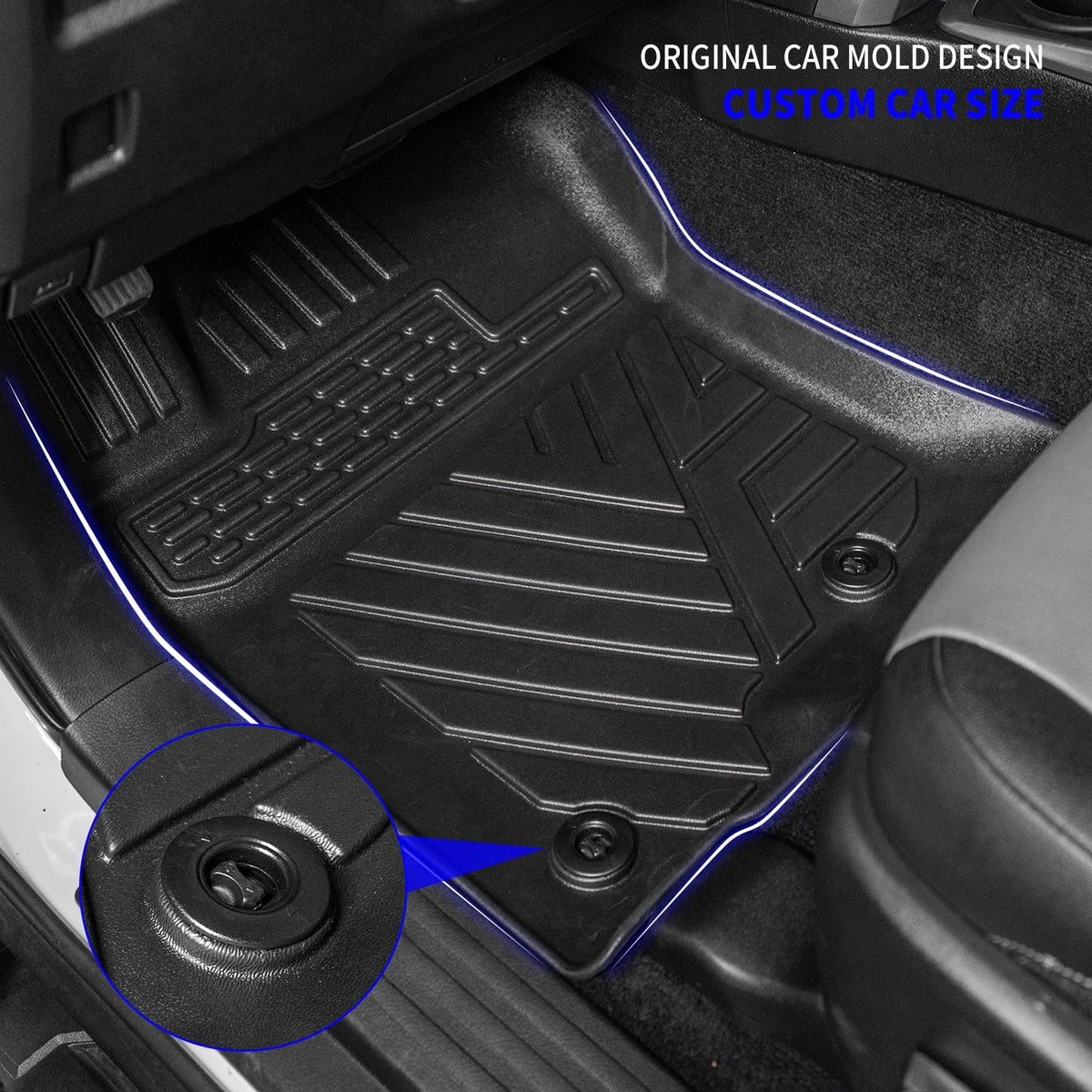 Fit 2013-2023 Row (3rd 4Runner Seats Toyota Cargo Backrest Liner 7 Mats) Mats+Trunk Mat Mat+Floor Trunk