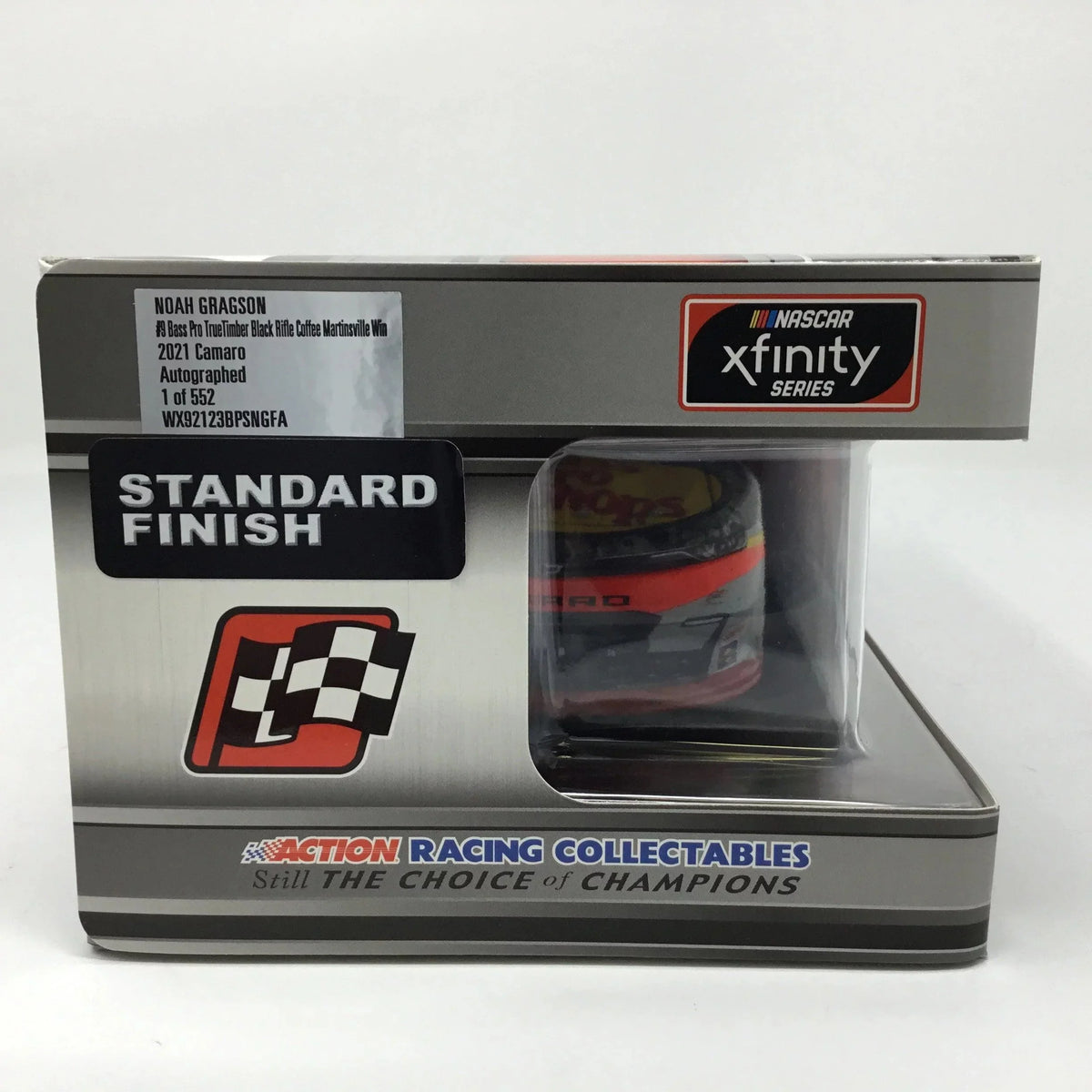 Xfinity Noah Series Diecast Martinsville 2021 Pro/Truetimber/Black Autographed Coffee Rifle Bass Playoff Gragson Win 1:24
