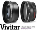 Nikon D5300 & D3300 Telephoto Lens (52mm For Kit Compatible) Set Hi-Definition 2Pc Wide Angle Lens