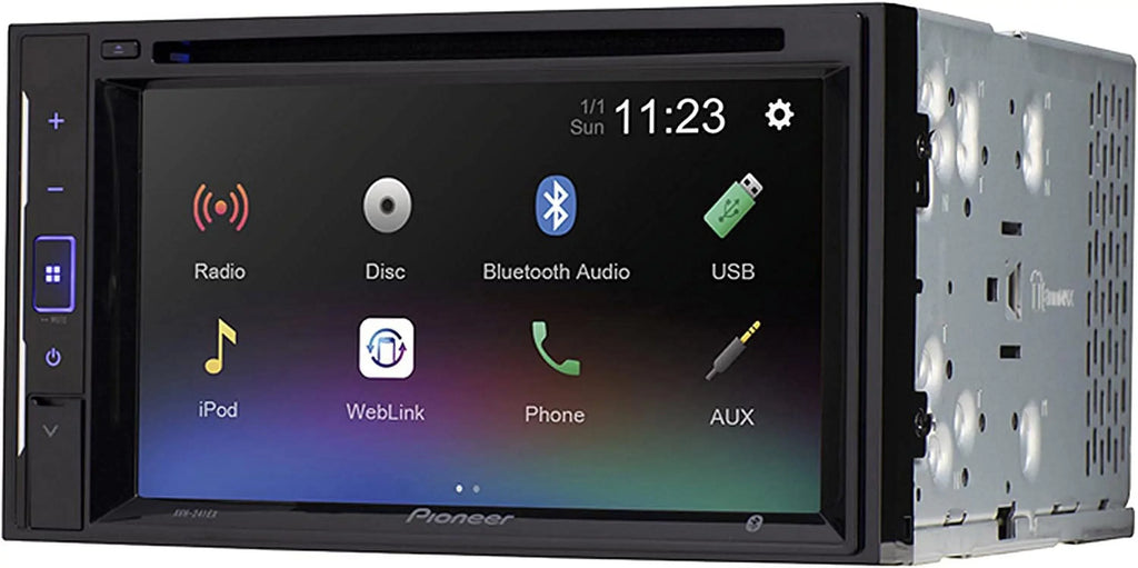 License Backup Receiver AVH-241EX with Pioneer DVD Plate Camera