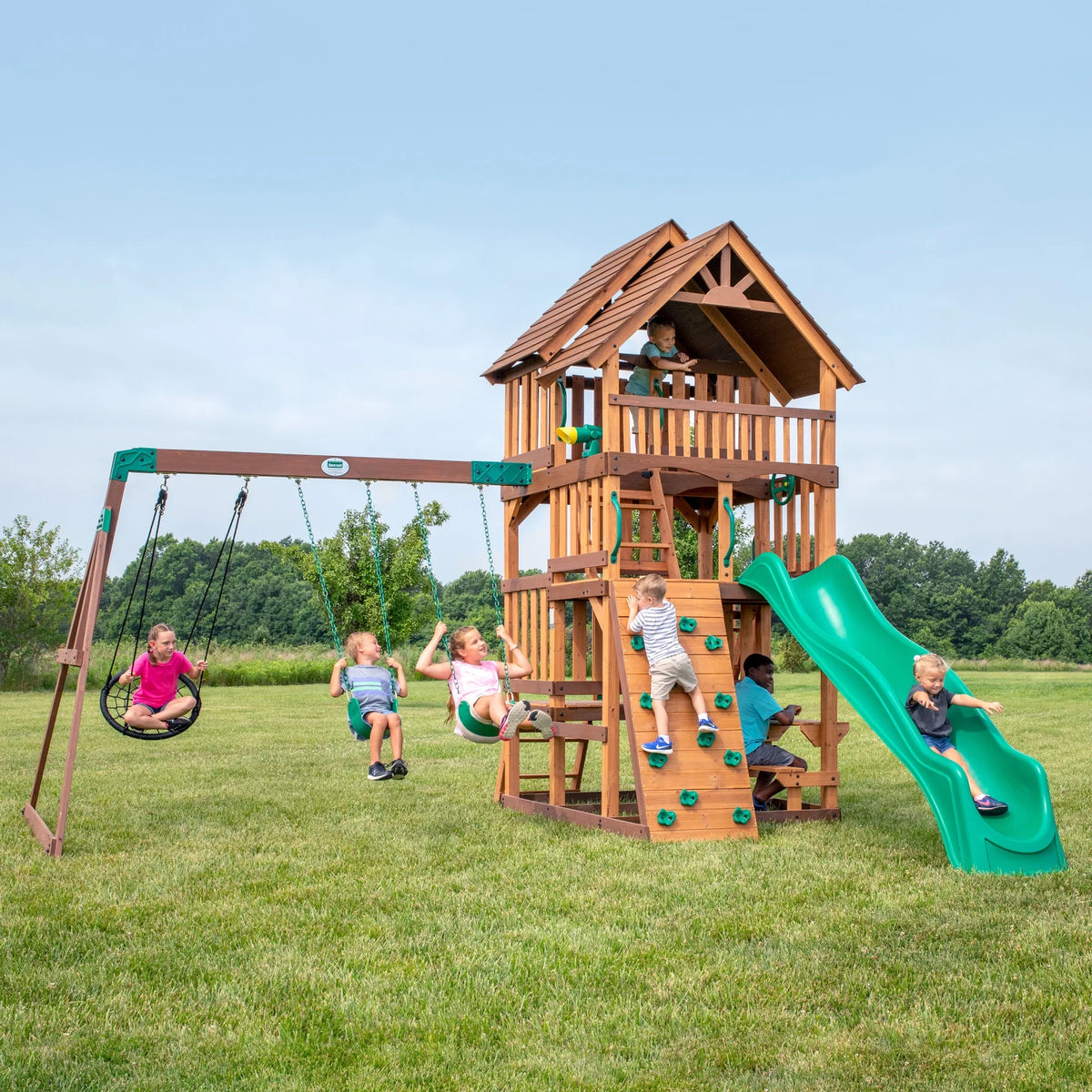 Highlander Discovery Swing Backyard Set