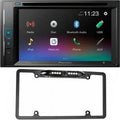 License Backup Receiver AVH-241EX with Pioneer DVD Plate Camera