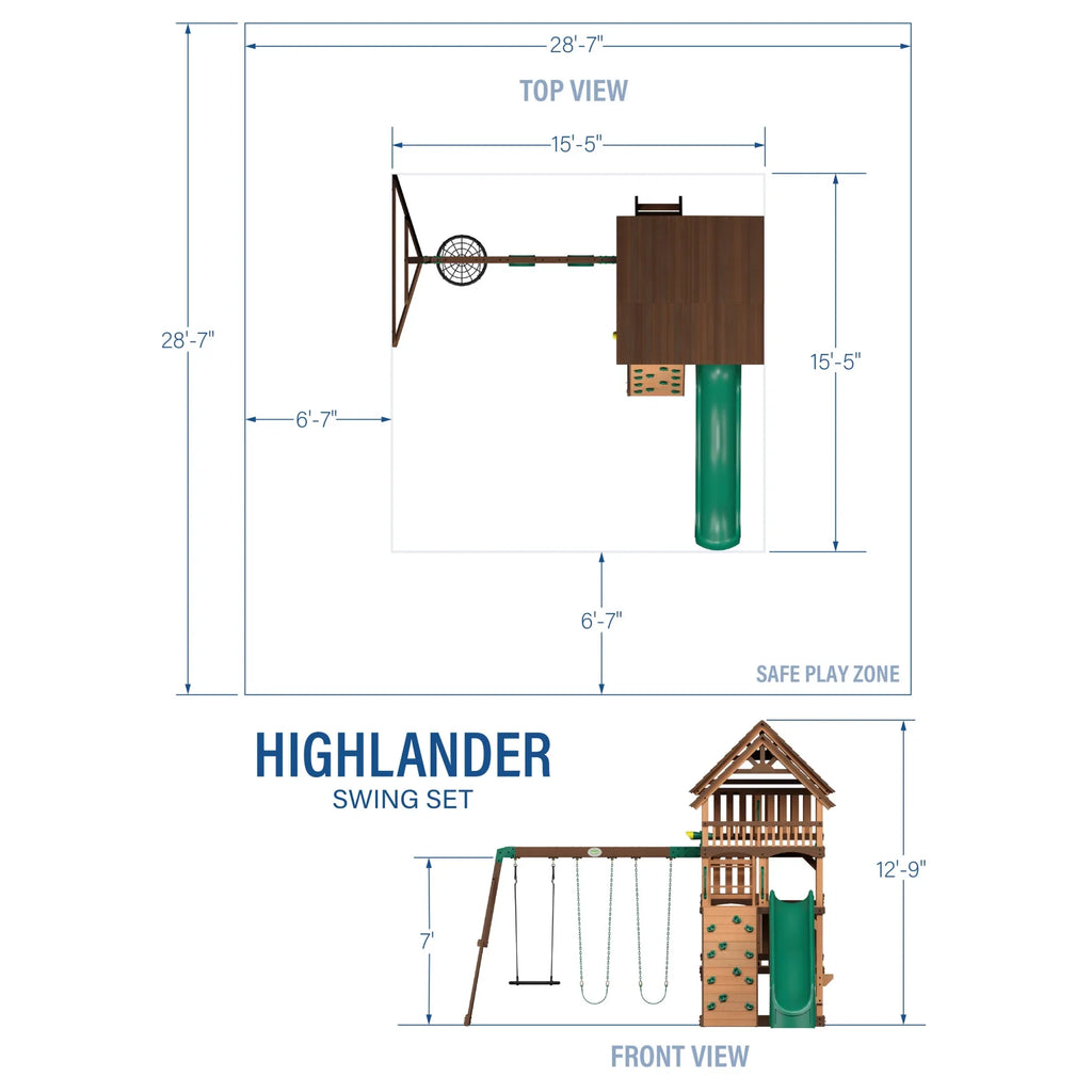 Highlander Discovery Swing Backyard Set