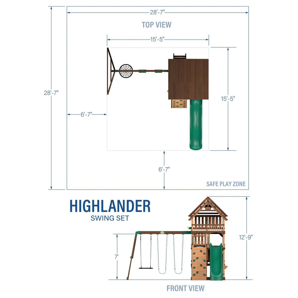 Highlander Discovery Swing Backyard Set