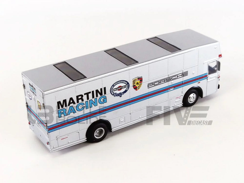1/64 with Stripes Silver Mercedes by Benz Diecast Model Race Schuco Racing" "Martini Transporter Car