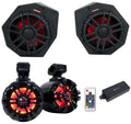 Am 2017+ CANAMX365FE Speakers+Amp X3 (2) For Memphis Can Tower Speakers+Pods+LED