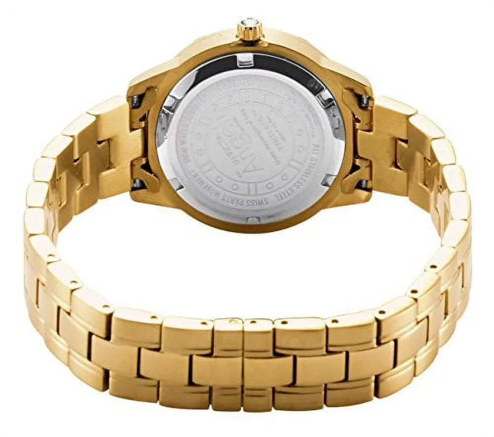 Women's Diamond Plated Accented Invicta 18034 Stainless Ion