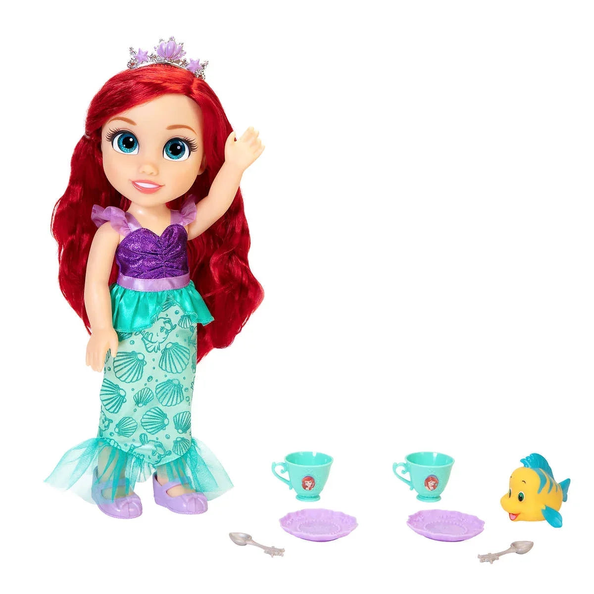 Ith Flounder Disney Princess And Ariel Tea Time W Doll