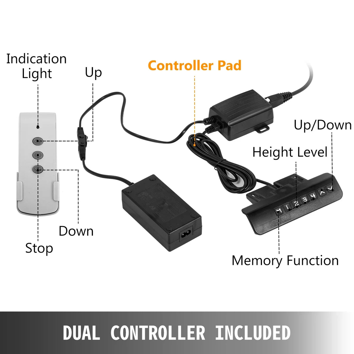 Motor Height for TVs ~ 32” BENTISM Adjustable TV Controller Lift 70” New Remote w/