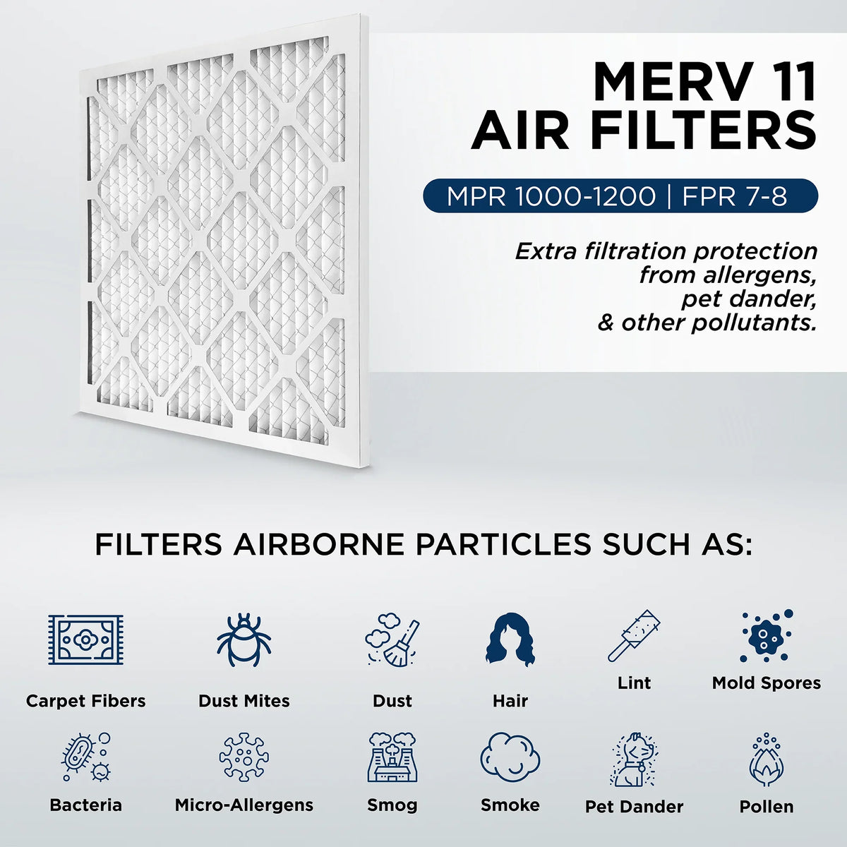 Furnace 12. Pleated by dimension: 11, 15-1/2 Air 2" AC 1-3/4 Filters of MPR x x 16x25x2 Case 1000 24-1/2 Pamlico. MERV Actual