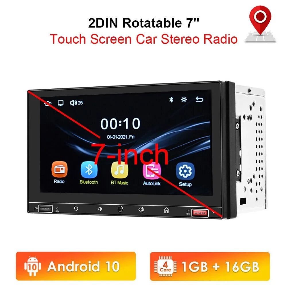 Carplay MP5 Link Screen, KingFurt Radio, with Play Camera Android Mirror 7" HD Stereo FM Car & Auto