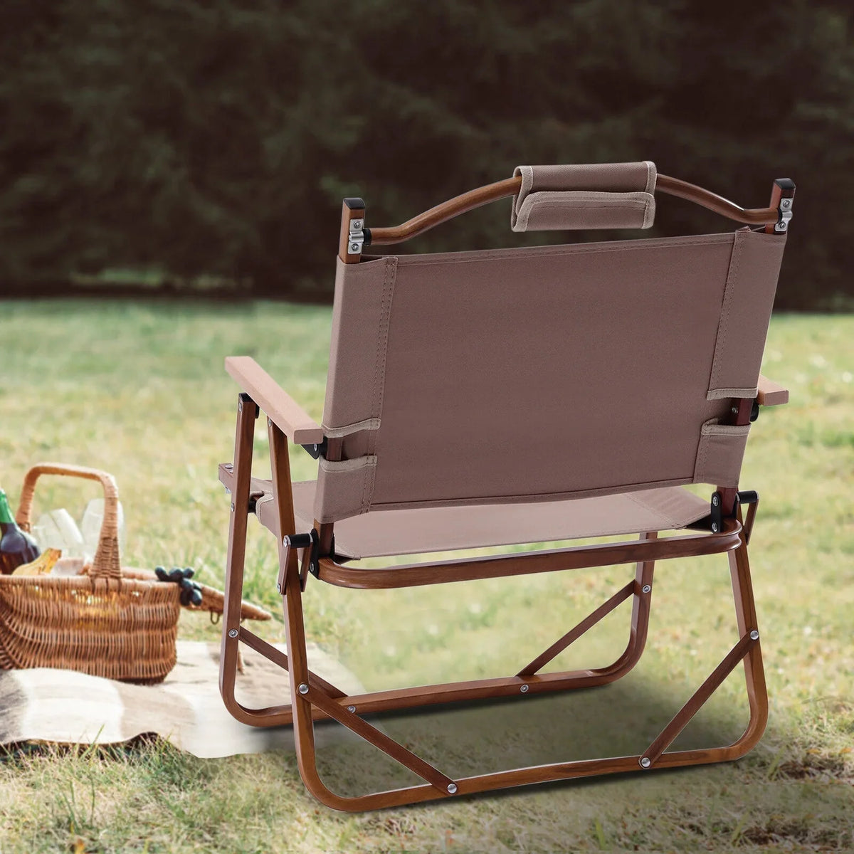 Alloy Camping Park 600D Fabric for Hiking Oxford Chair Folding Portable Aluminum