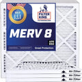 | King Pleated 33.5 x MADE Air | | 9.5 Filters Filter MERV | HVAC Filter 9.5x33.5x1a IN 4-PACK dimension: 8 x .75" USA Furnace Actual A/C