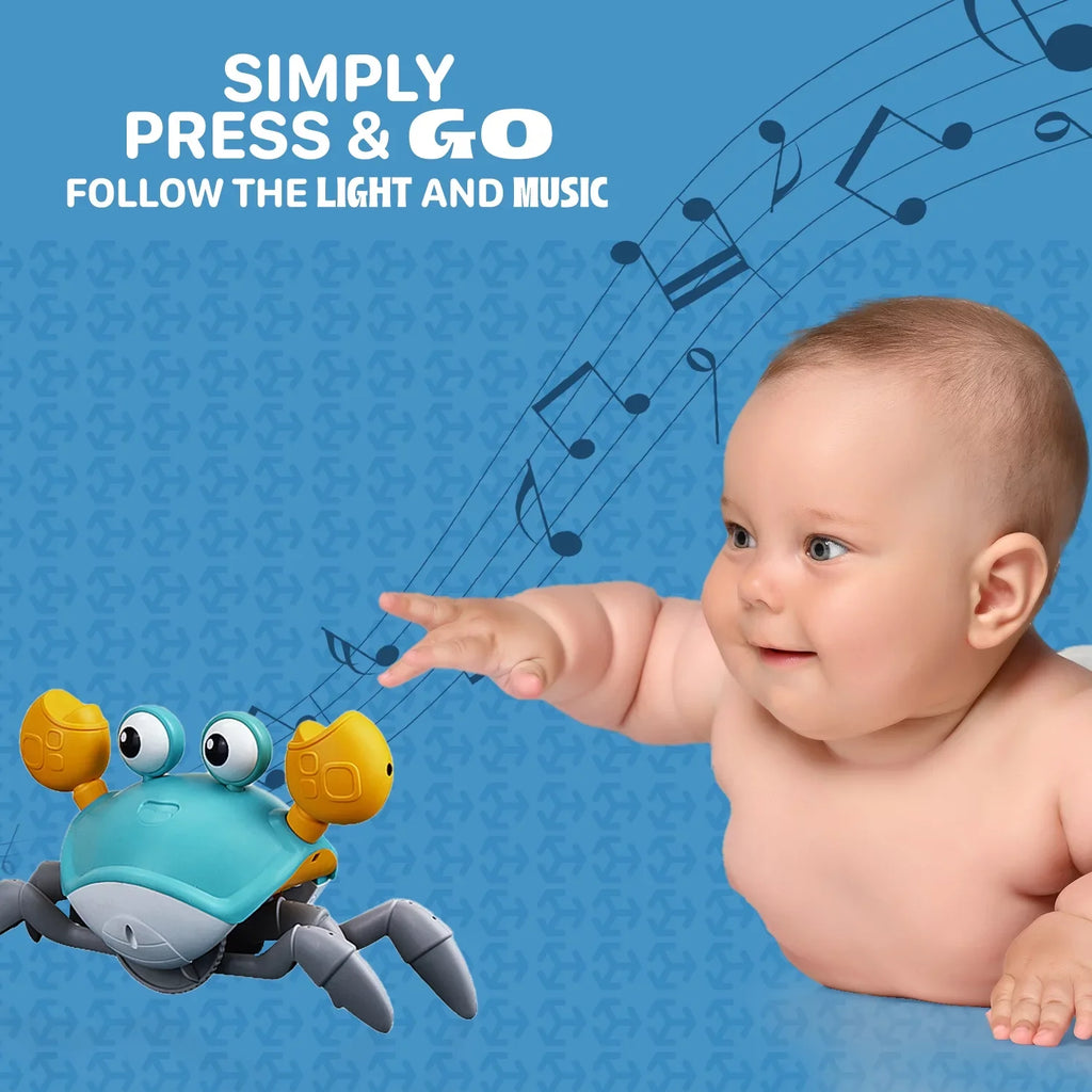 8 Toy 36 Learning For Walking Elpis & Colorful & Tummy Gift Crab Toddlers Old 9 Ideal Christmas 6 And 5 Months Crawl 7 Baby 10 11 - Time Birthday 3 4 12 Kids