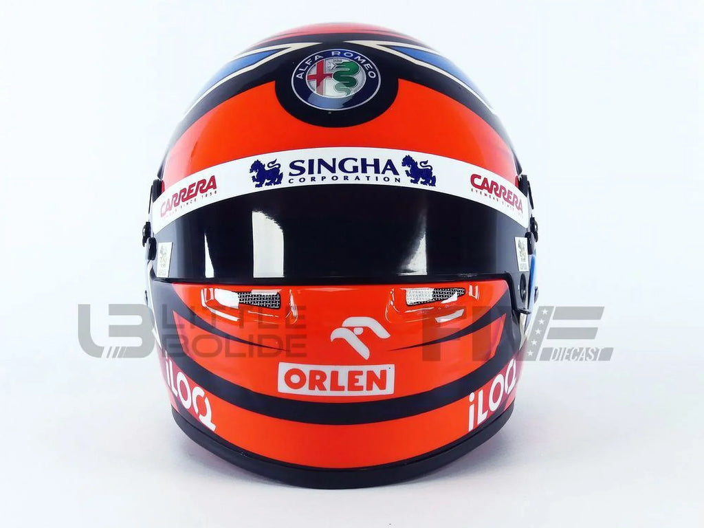 Racing - Kimi Alfa 2021 Raikkonen Romeo 1/2 MINI CASQUE HELMET -