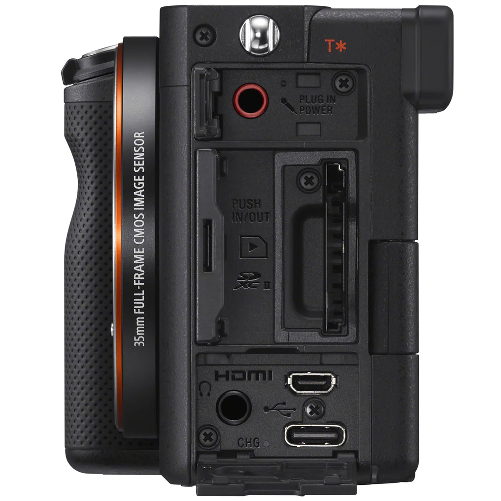Vlogger Grip + Mirrorless Body Gear Deco + Bundle w. Full Black 2 & GP-VPT2BT Frame Remote Only Lens Shooting with a7C Bag Kit ACCVC1 Battery Accessories Wireless Interchangeable ILCE7C/B Camera