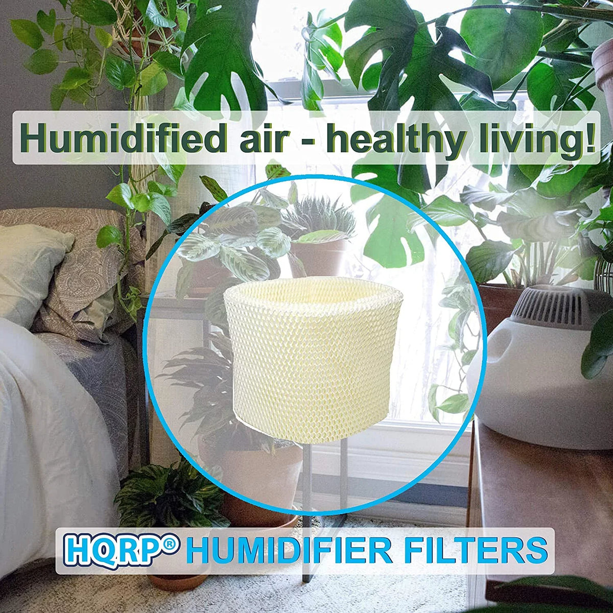 Wick Replacement Filter RPS H65 0110950 for 4-pack H65-C HQRP Filter H65-ID / / Idylis Humidifier
