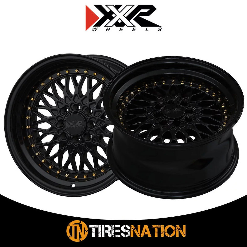 Rivets 4x100/4x114.3 15x8 XXR / 20et 536 Black Gold Wheel