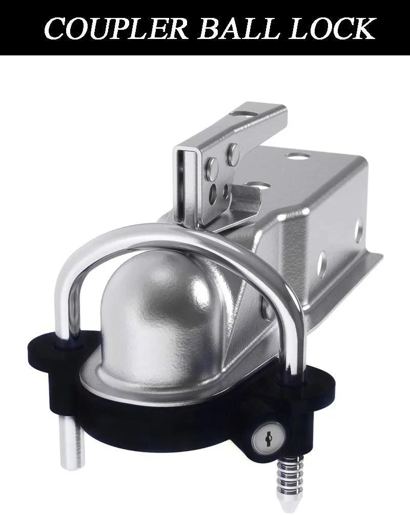 Coupler Fit Trailer Inch Alike) and Include Lock III to 5/8 Class Towing Lock,Tongue Trailer Pin Hitch I II Lock Hitch Lock IV and Storage(Keys Inch, for 1/2 V Set, Secure OPENROAD Receiver Trailer